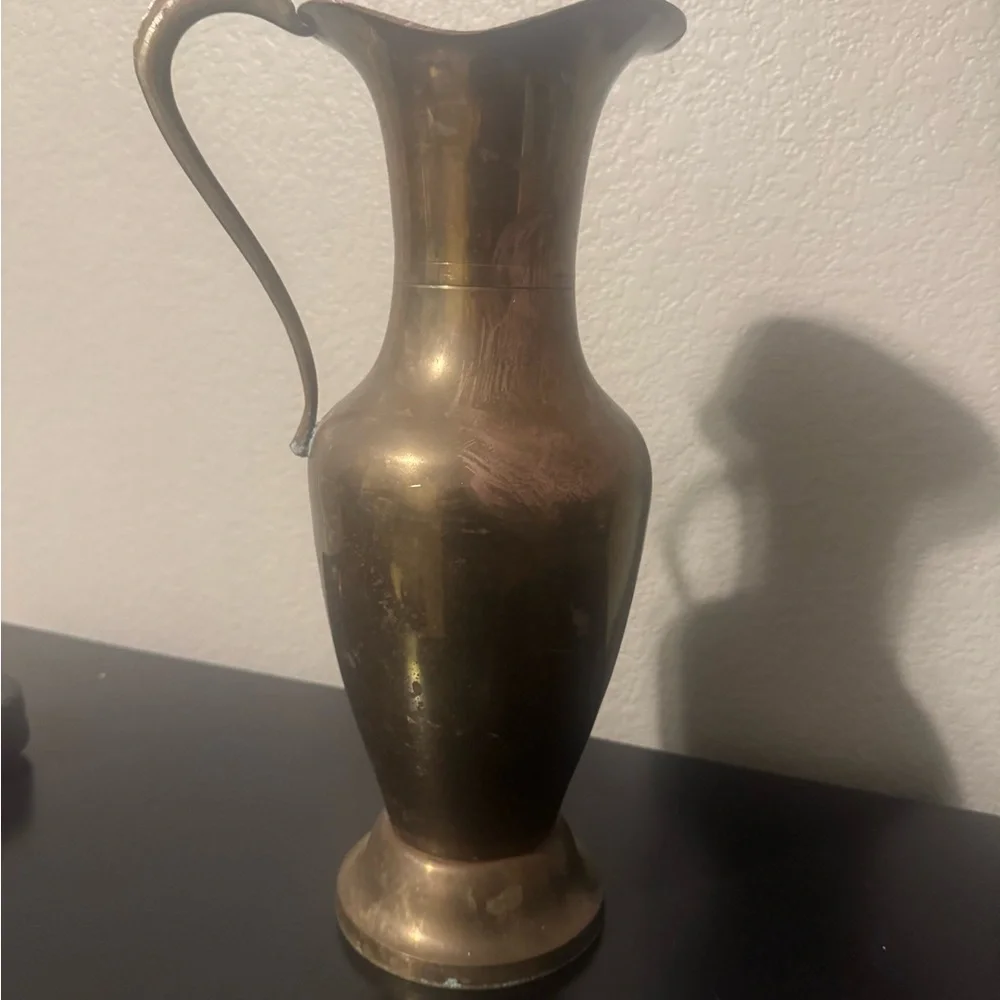 Large Brass Vase